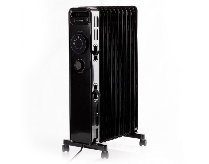 Маслен радиатор Kumtel KUM-1240S Black