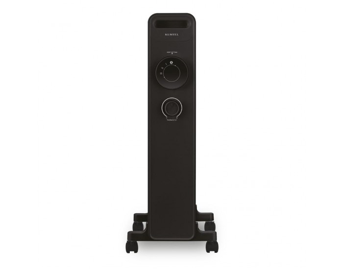 Маслен радиатор Kumtel KUM-1230S Black