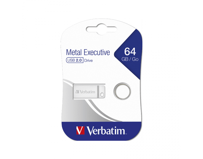 Памет USB Verbatim Metal Executive 64GB