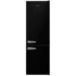 Хладилник с фризер Finlux FXCA 31330 BLE RETRO , 268 l, E , Статична , Черен - Хладилници
