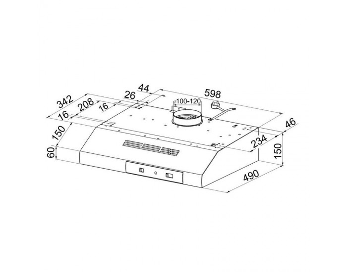 Абсорбатор DeLonghi DCH 6 W EC