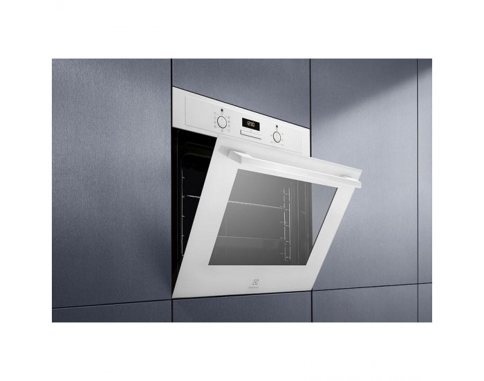 Фурна за вграждане Electrolux EOF3H40BW , 65 , Push бутони , А , Водно почистване