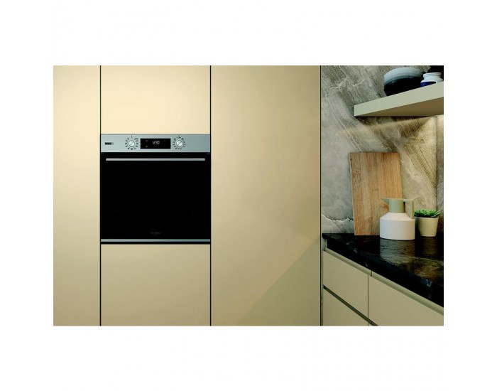 Фурна за вграждане Whirlpool OMSK58HU1SX , 71 , Hydrolitic , Push бутони , А+