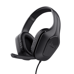 Слушалки с микрофон Trust GXT415 Zirox Black , OVER-EAR - Офис