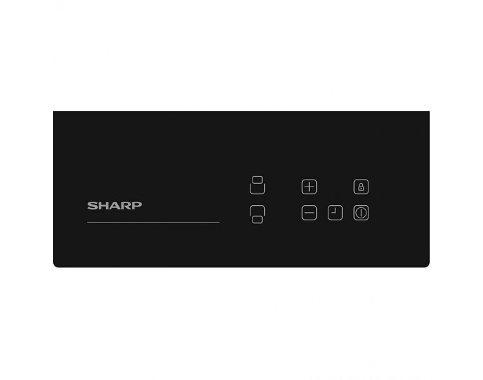 Вграден керамичен плот Sharp KH-3V19NT0K-EU , Електрически