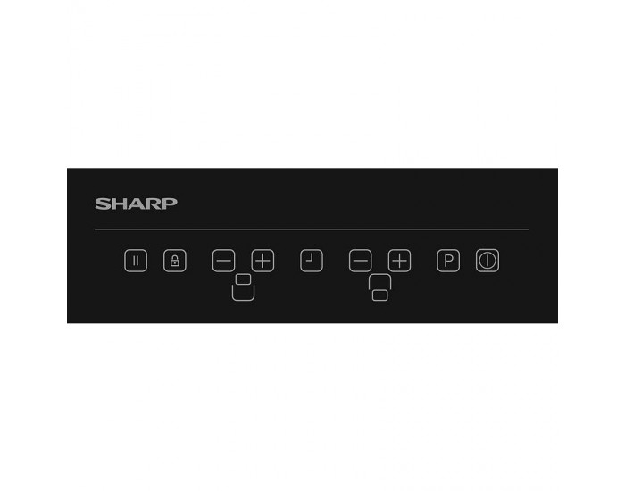 Вграден керамичен плот Sharp KH-3I25NT0K-EU , Индукционен