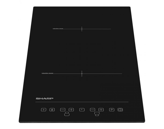 Вграден керамичен плот Sharp KH-3I25NT0K-EU , Индукционен