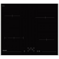 Вграден керамичен плот Sharp KH-6V08FT00 , Електрически - Уреди за вграждане