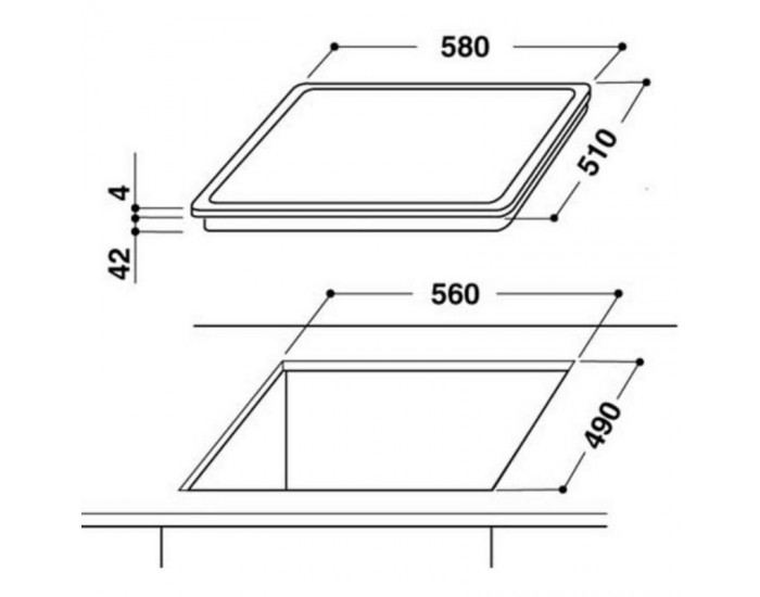 Вграден керамичен плот Whirlpool AKT 8190/BA , Електрически