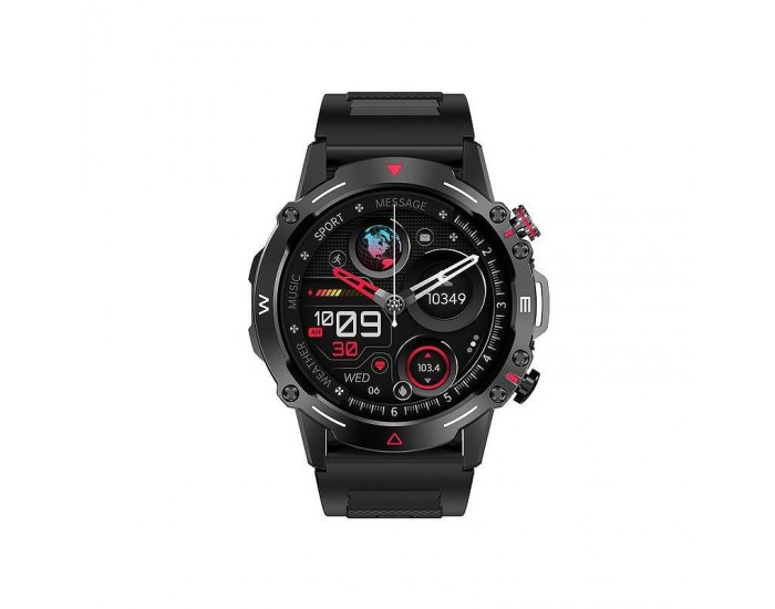 Смарт часовник LEMFO HK87 Black , 1.43