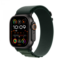 Смарт часовник Apple Watch Ultra 2 49mm Black/Green Alpine L mx4t3 , 1.92 , 49.00 , 64 , Apple S9 SiP 64-bit Dual Core - Смарт Продукти, Смарт часовници