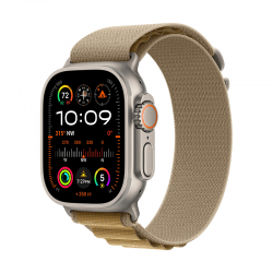 Смарт часовник Apple Watch Ultra 2 49mm Natural/Tan Alpine M mx4f3 , 1.92 , 49.00 , 64 , Apple S9 SiP 64-bit Dual Core - Смарт Продукти, Смарт часовници