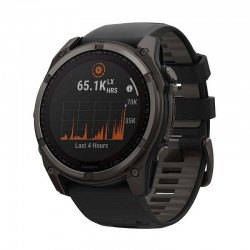 Смарт часовник Garmin Fenix 8 SOLAR Sapphire Carbon 010-02907-11 - Смарт Продукти, Смарт часовници
