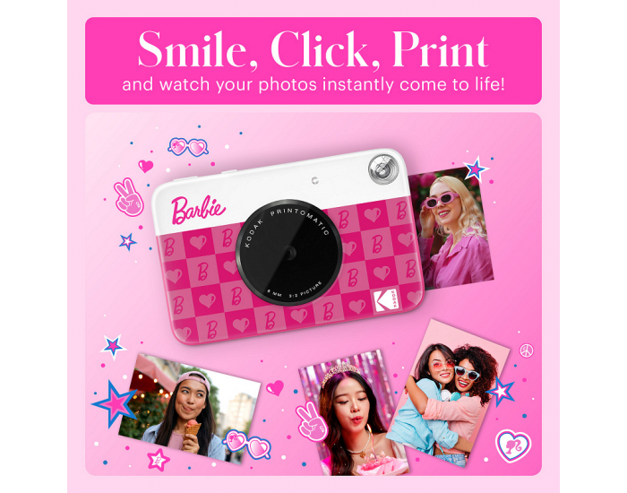 Фотоапарат за моментни снимки Kodak Printomatic Barbie Camera 1