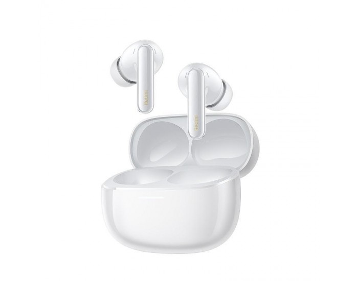 Слушалки с микрофон Xiaomi REDMI BUDS 6 PRO WHITE BHR9310GL , Bluetooth , IN-EAR (ТАПИ)
