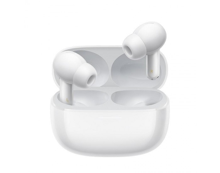 Слушалки с микрофон Xiaomi REDMI BUDS 6 PRO WHITE BHR9310GL , Bluetooth , IN-EAR (ТАПИ)