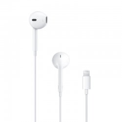 Слушалки с микрофон Apple EARPODS WITH LIGHTNING CONNECTOR mwty3 - Офис