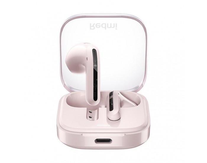 Слушалки с микрофон Xiaomi REDMI BUDS 6 ACTIVE PINK BHR8395GL , Bluetooth , IN-EAR (ТАПИ)