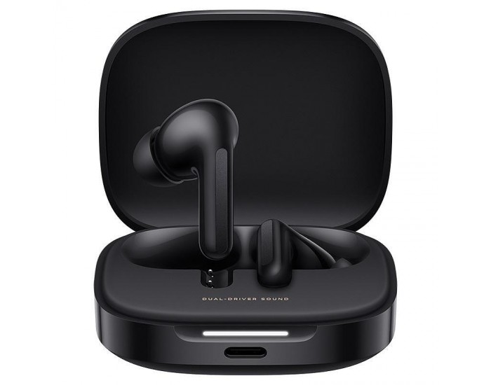 Слушалки с микрофон Xiaomi REDMI BUDS 6 BLACK , Bluetooth , IN-EAR (ТАПИ)