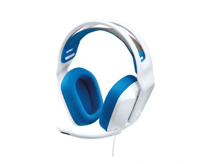 Слушалки с микрофон Logitech G335 WHITE 981-001018 , OVER-EAR