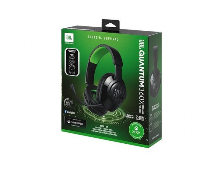 Слушалки с микрофон JBL JBL Quantum 360 JBLQ360XWLBLKGRN