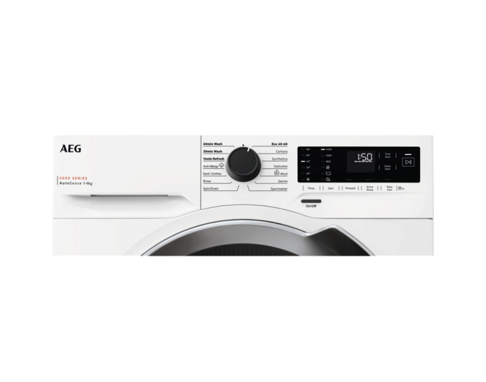 Пералня AEG LF5Z49BE , 1400 об./мин., 9.00 kg, A , Бял