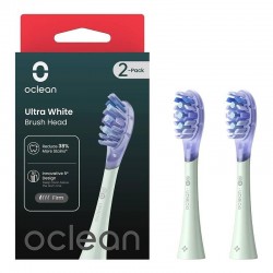 Накрайник за четки за зъби Oclean Ultra White Brush Head 2 pcs Green UW01 G02 - Устна хигиена