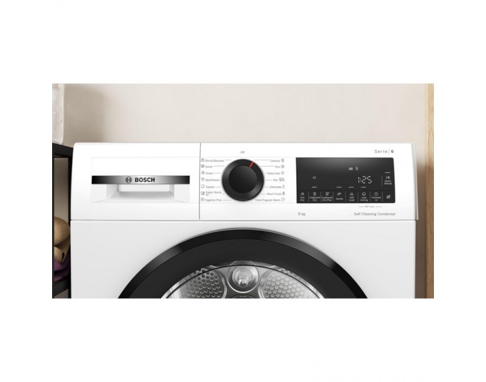 Сушилня Bosch WQG24501BY , 9 kg, D , Бял