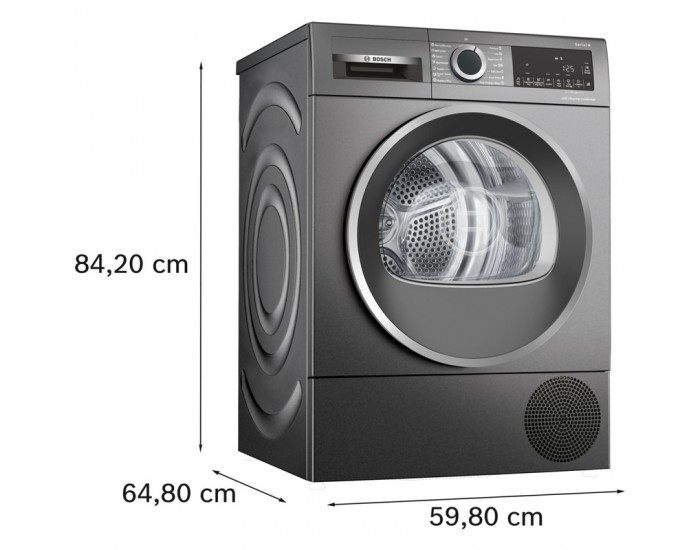 Сушилня Bosch WQG245DREU , 9 kg, C