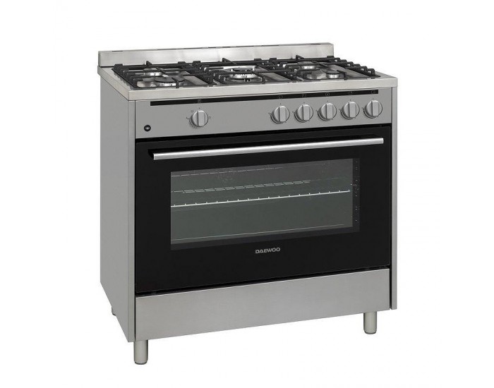 Готварска печка (газ) Daewoo F9GG33IH1BG 90 cm , 5 газови , INOX