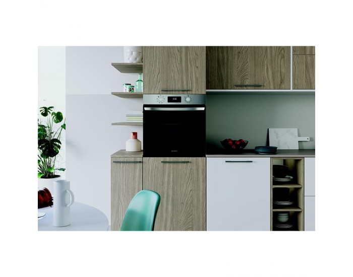 Фурна за вграждане Indesit IO 255HU X , 71 , Hydrolitic , Push бутони , А