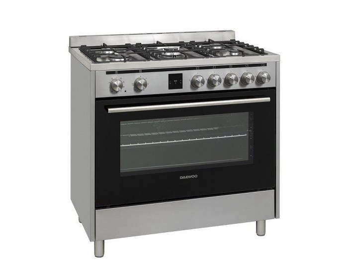 Готварска печка (ток/газ) Daewoo F9CG19IH1BG 90 cm , 5 газови , INOX