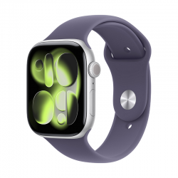 Смарт часовник Apple Watch 11 46mm Silver/Purple Band S/M mev94 - Офис