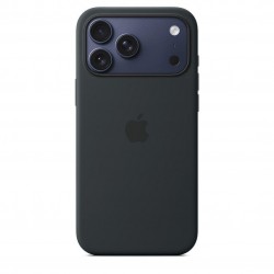 Калъф Apple iPhone 17 Pro Max Silicone MS Black mgfr4 - Мобилни телефони, Таблети и Аксесоари