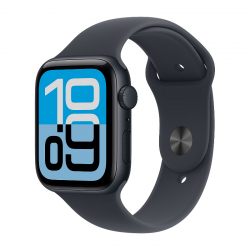 Смарт часовник Apple Watch SE3 44mm Midnight/Mid Band S/M mehn4 - Смарт Продукти, Смарт часовници