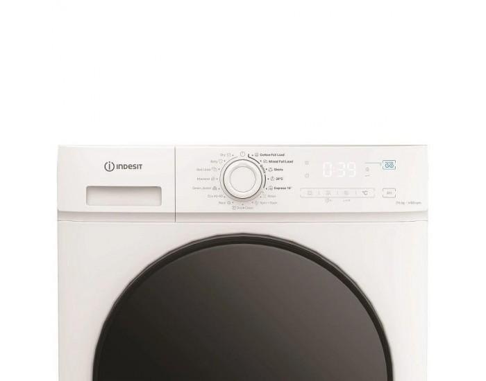 Пералня със сушилня Indesit IDMA 75624B MY TIME EE , 1400 об./мин., 7.00 kg, 5 kg, D , Бял