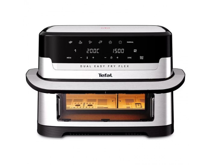 Уред за здравословно готвене Tefal EY922DE0 Dual Easy Fry Flex