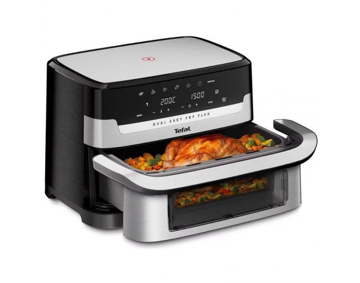 Уред за здравословно готвене Tefal EY922DE0 Dual Easy Fry Flex