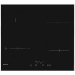Вграден керамичен плот Sharp KH-6V08FT0K-EU*** , Електрически - Плотове