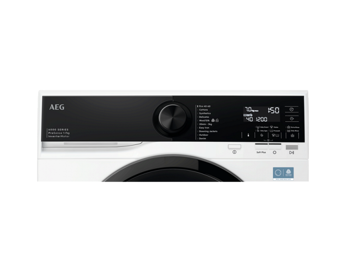 Пералня AEG L6SE27DE , 1200 об./мин., 7.00 kg, A , Бял