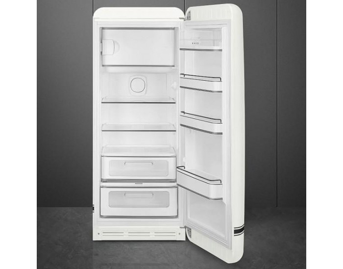 Хладилник с фризер SMEG FAB28RDPCW6 , 270 l, C , Бял , Статична