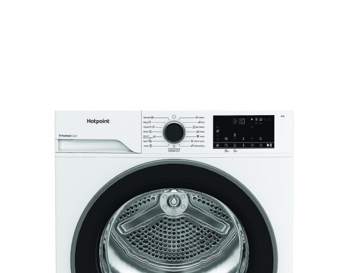 Сушилня Hotpoint-Ariston C HD 84M WBS EE , 8 kg, C , Бял