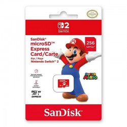 Карта памет Nintendo Switch 2 SanDisk microSD Super Mario 256GB - Хард дискове, Карти памет, CD и DVD дискове