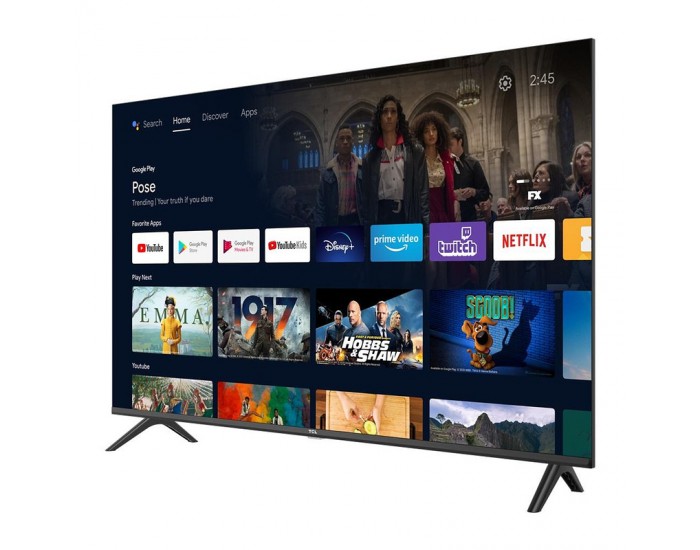 Телевизор TCL 43S51B , 108 см, 1920x1080 FULL HD , 43 inch, Android , LED , Smart TV