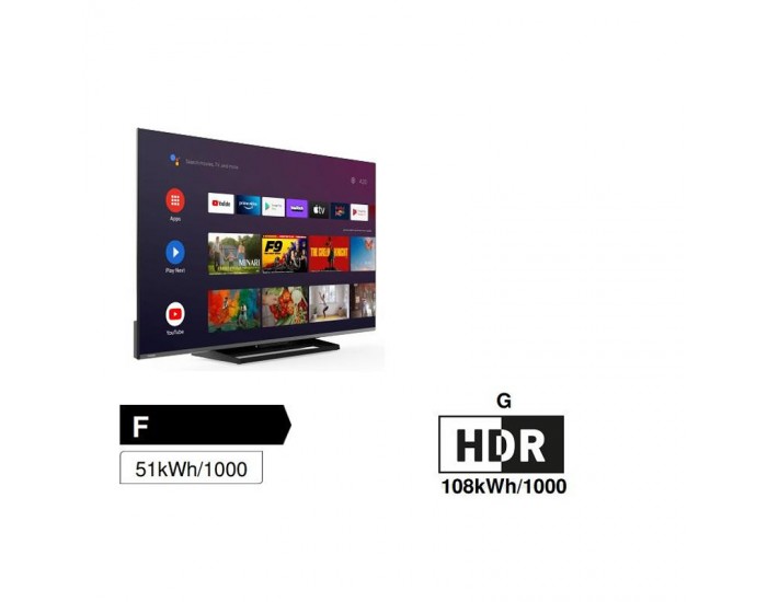 Телевизор Toshiba 43UA3E63DG ANDROID SMART , 108 см, 3840x2160 UHD-4K , 43 inch, Android , LED , Smart TV