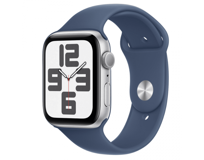 Смарт часовник Apple Watch SE2 v3 44mm Silver/Denim Band M/L mxer3 , 1.78 , 32 , 44.00 , Apple S8 SiP 64-bit Dual Core