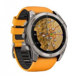 Смарт часовник Garmin Fenix 8 AMOLED Sapphire Spark Orange 010-02905-11 , 1.40 , 32 GB , 51.00 - Смарт Продукти, Смарт часовници