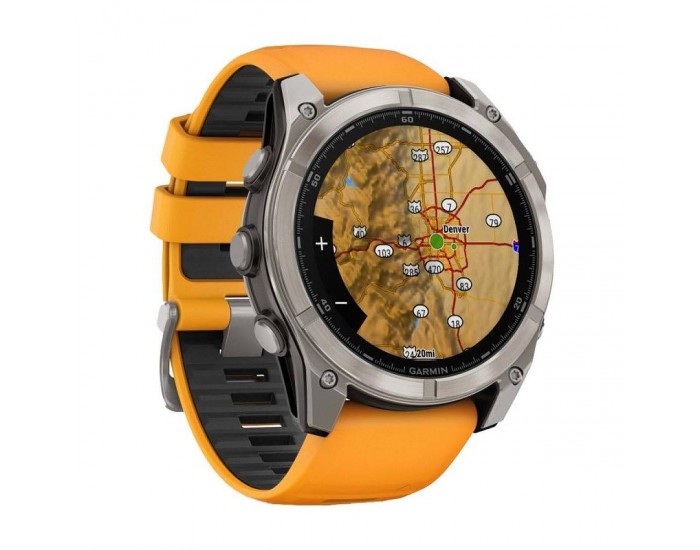 Смарт часовник Garmin Fenix 8 AMOLED Sapphire Spark Orange 010-02905-11 , 1.40 , 32 GB , 51.00