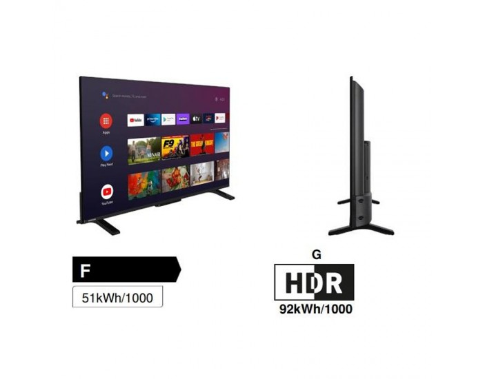 Телевизор Toshiba 43UA2363DG UHD ANDROID TV , 108 см, 3840x2160 UHD-4K , 43 inch, Android , LED , Smart TV
