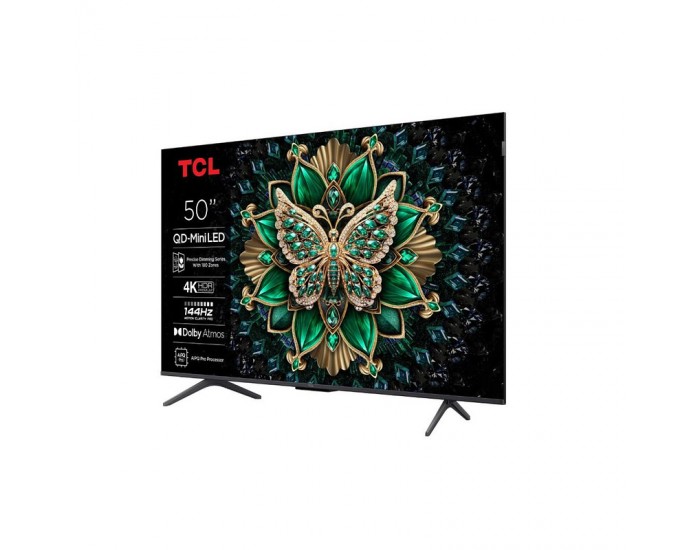 Телевизор TCL 50C6K , 126 см, 3840x2160 UHD-4K , 50 inch, Android , Mini LED , Smart TV